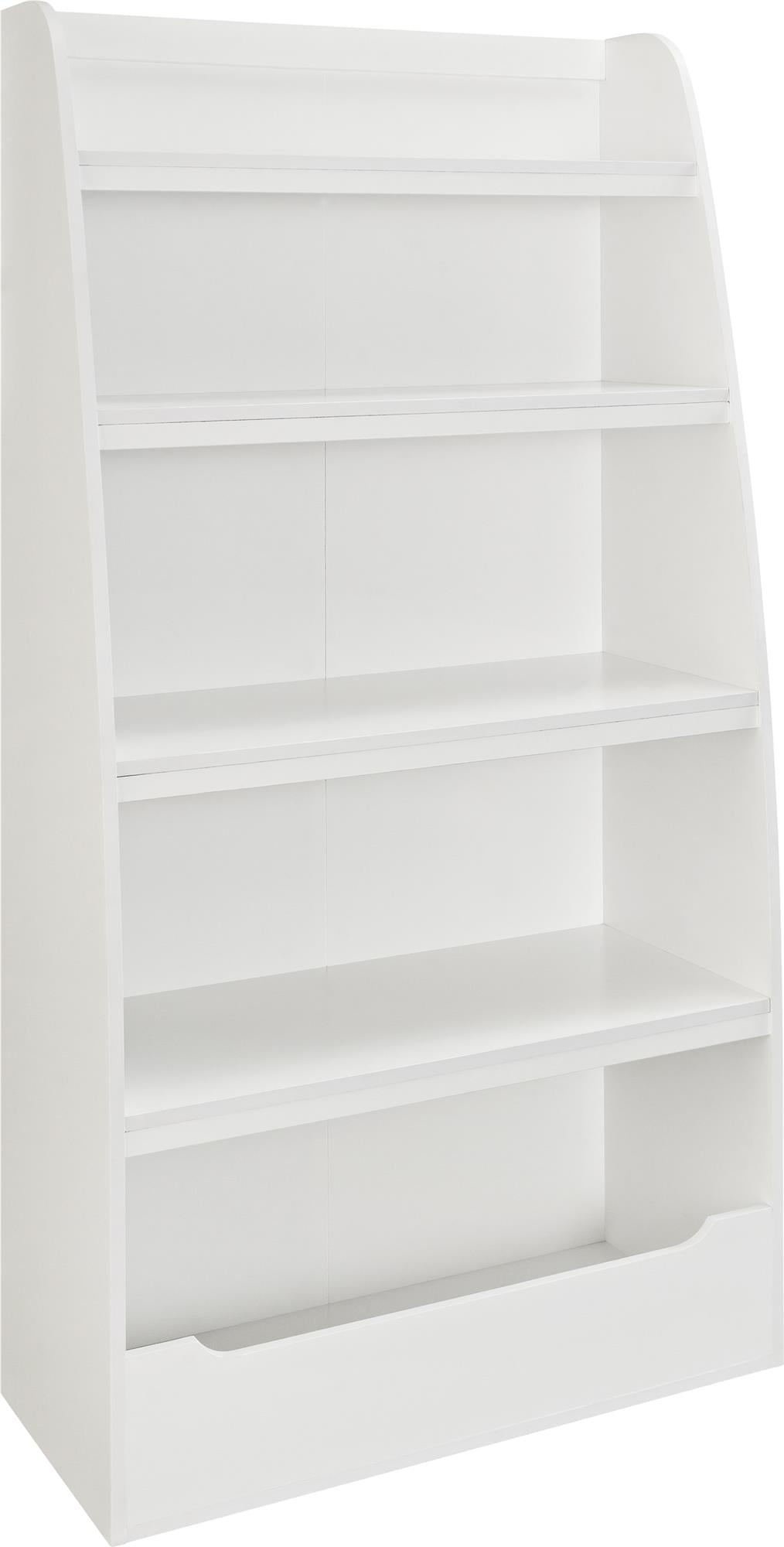 Ameriwood Home Mia Kids' 4-Shelf Bookcase, White